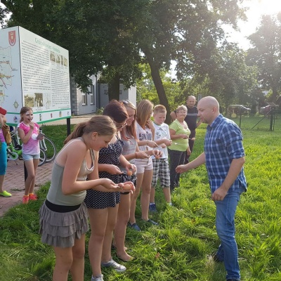 Festyn SLD Wspólne Wakacje w Gniewkówcu (powiat inowrocławski)